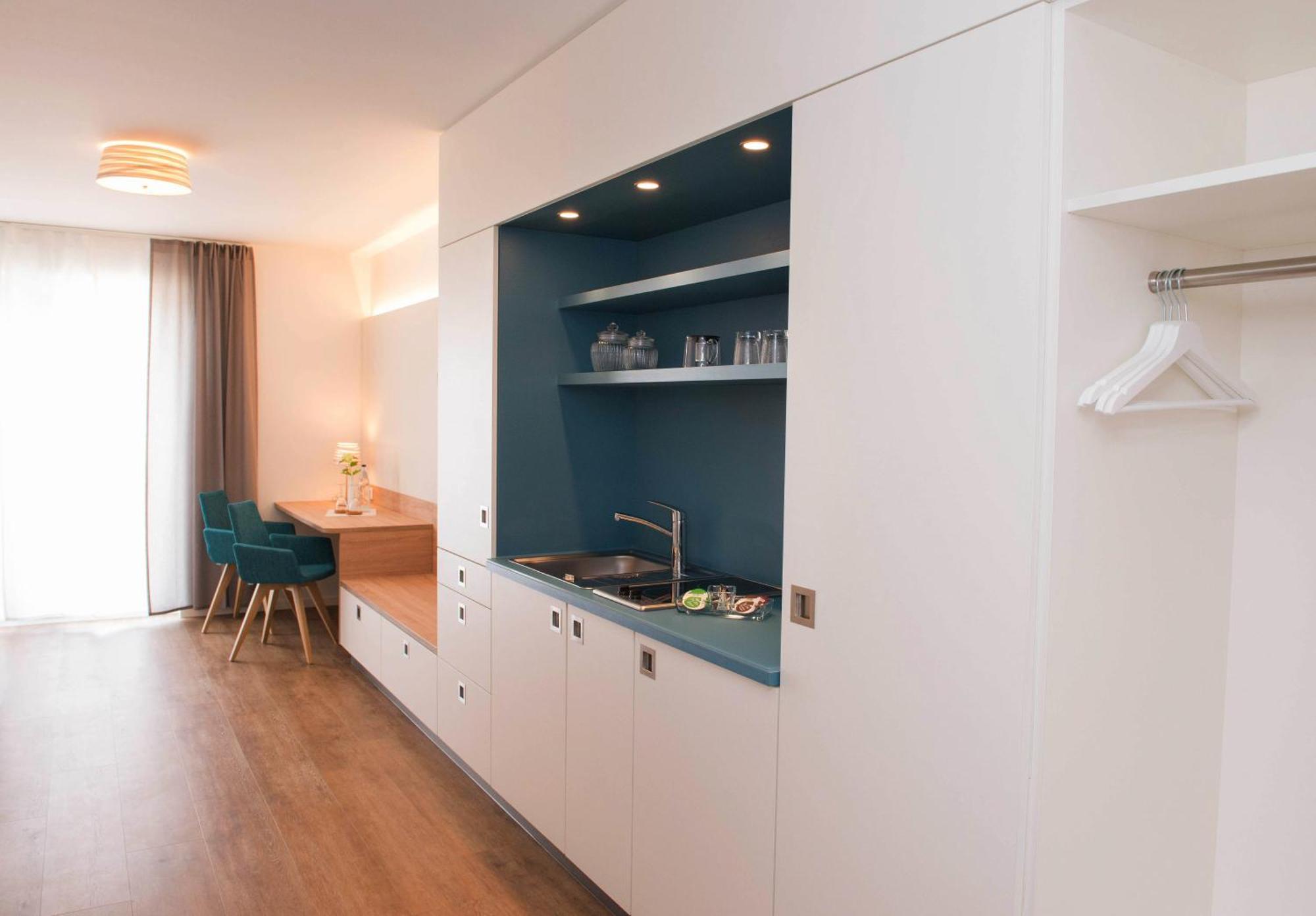 Boardinghouse Am Teuto Aparthotel เลงเกอริค ภายนอก รูปภาพ